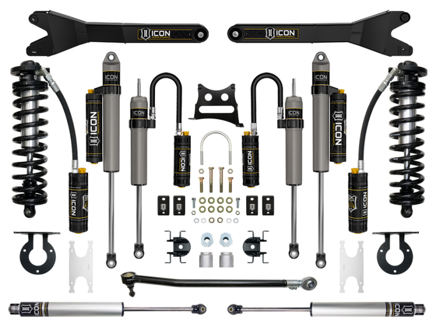 ICON Vehicle Dynamics - ICON 2017-2022 FORD F-250/F-350 SUPER DUTY 2.5-3" LIFT STAGE 6 COILOVER CONVERSION SYSTEM - K63146