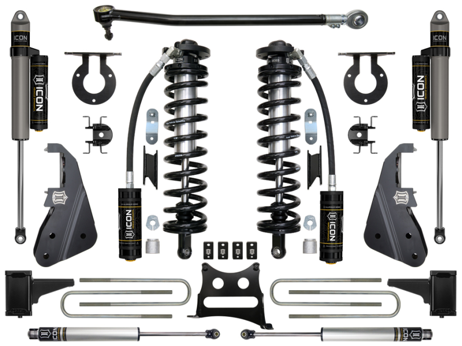 ICON Vehicle Dynamics - ICON 2017-2022 FORD F-250/F-350 4-5.5" LIFT STAGE 3 COILOVER CONVERSION SYSTEM - K63153