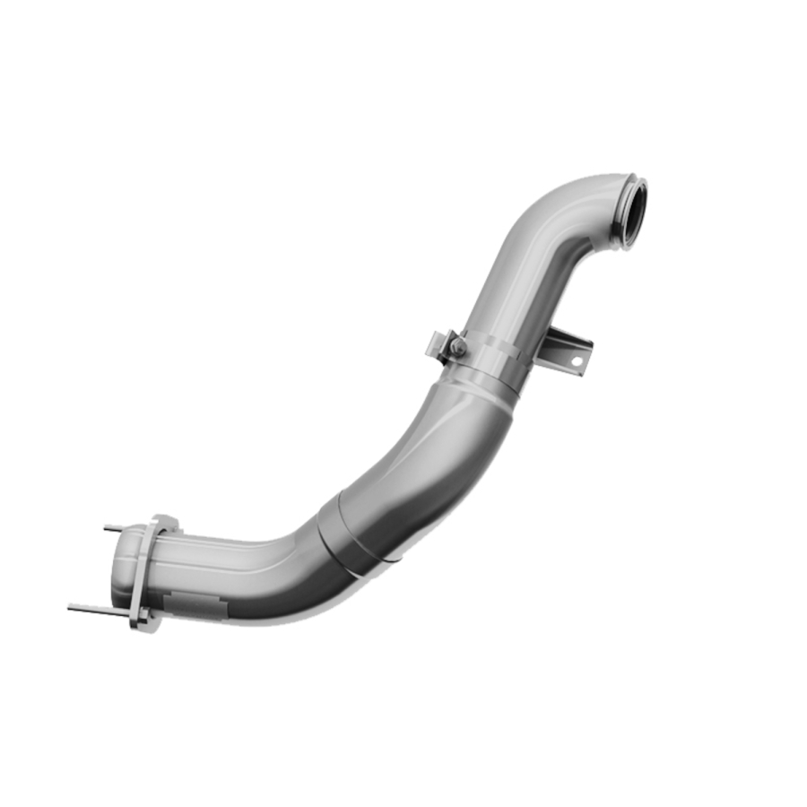 MBRP Exhaust - MBRP EXHAUST 4IN. TURBO DOWN PIPE ALUMINIZED STEEL. - FAL459