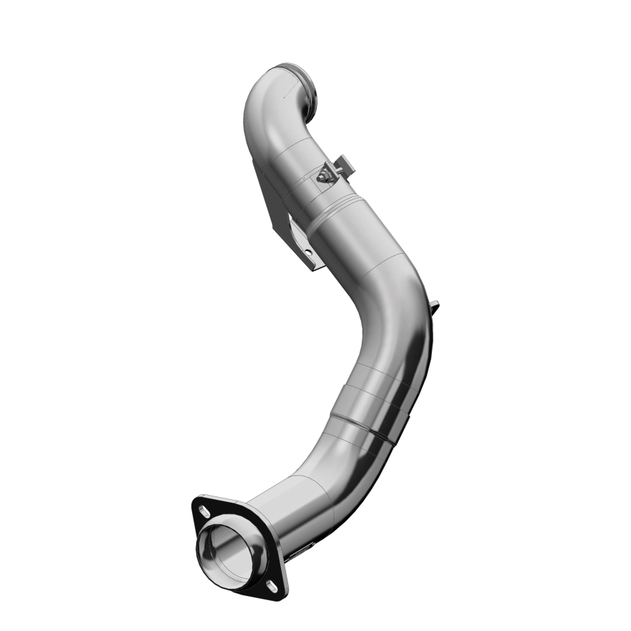 MBRP Exhaust - MBRP EXHAUST 4IN. TURBO DOWN PIPE ALUMINIZED STEEL -EO # D-763-1. - FALCA460