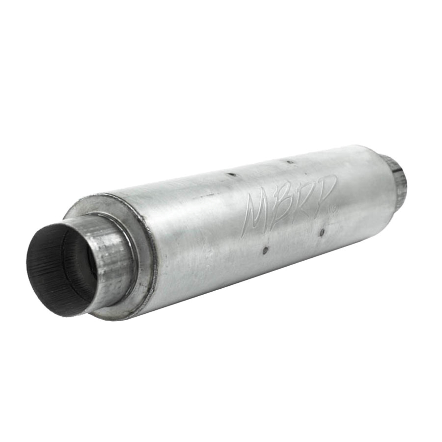 MBRP Exhaust - MBRP EXHAUST 4IN. INLET/OUTLET QUIET TONE MUFFLER 24IN. BODY 6IN. DIAMETER 30IN. OVERALL ALUMINIZED STEEL. - M1004A