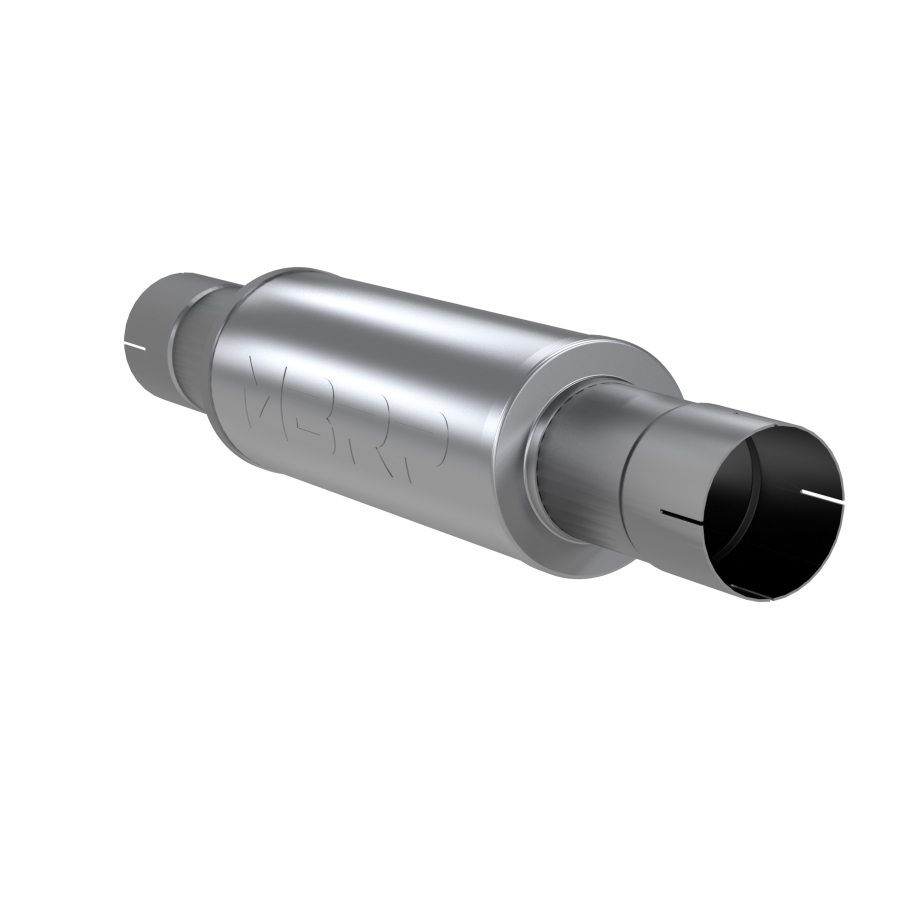 MBRP Exhaust - MBRP EXHAUST MUFFLER 4IN. INLET/OUTLET 24IN. BODY 30IN. OVERALL ALUMINIZED STEEL. - M20681