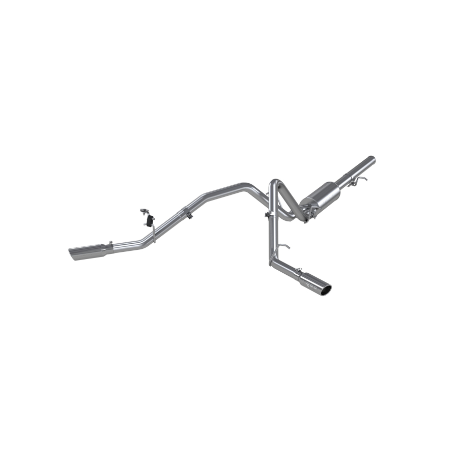 MBRP Exhaust - MBRP EXHAUST 3IN CAT-BACK 2.5IN. DUAL SPLIT SIDE EXIT ALUMINIZED STEEL. - S5056AL