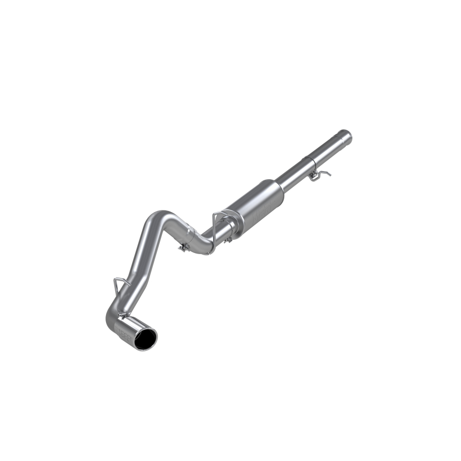 MBRP Exhaust - MBRP EXHAUST 3.5IN. CAT-BACK SINGLE SIDE EXIT ALUMINIZED STEEL. - S5070AL