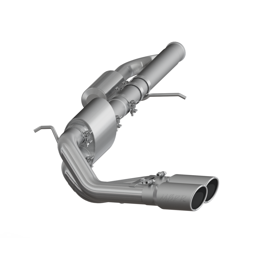 MBRP Exhaust - MBRP EXHAUST 3IN. CAT-BACK PRE-AXLE DUAL SIDE EXIT T409 STAINLESS STEEL. - S5081409