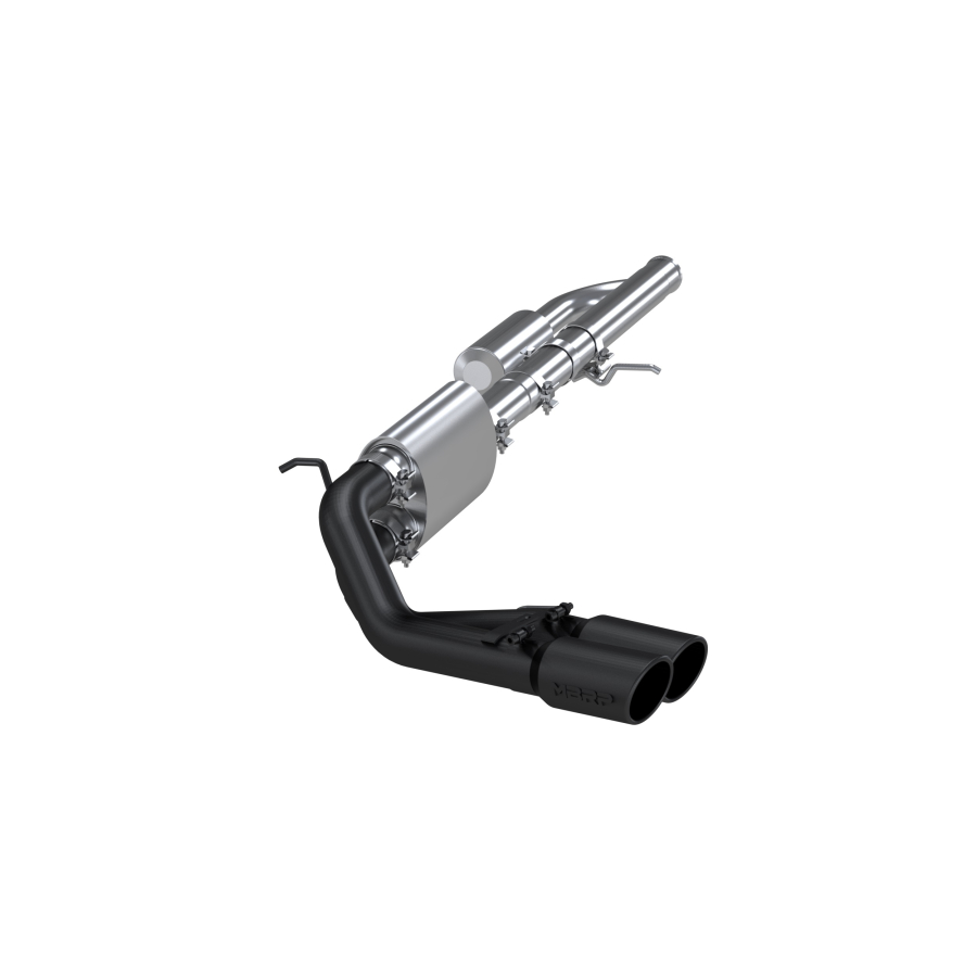 MBRP Exhaust - MBRP EXHAUST 3IN. CAT-BACK PRE-AXLE DUAL OUTLET BLACK COATED ALUMINIZED STEEL. - S5081BLK