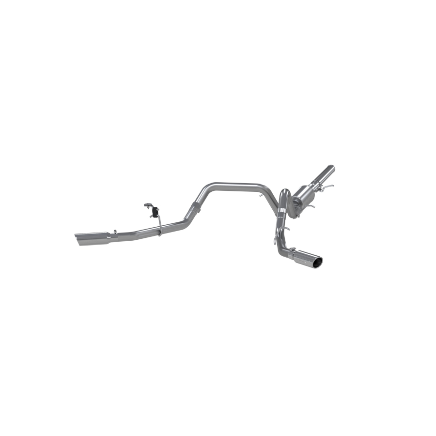 MBRP Exhaust - MBRP EXHAUST 3IN. CAT-BACK DUAL SPLIT SIDE EXIT ALUMINIZED STEEL. - S5082AL