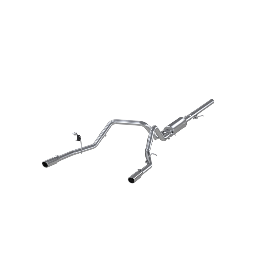 MBRP Exhaust - MBRP EXHAUST 3IN. CAT-BACK 2.5IN. DUAL SPLIT REAR EXIT ALUMINIZED STEEL. - S5084AL