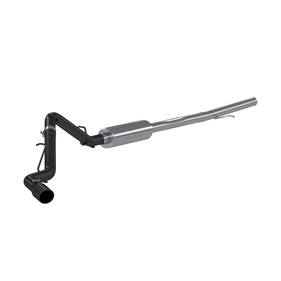 MBRP Exhaust - MBRP EXHAUST 3IN. CAT-BACK SINGLE SIDE EXIT BLACK COATED ALUMINIZED STEEL. - S5087BLK