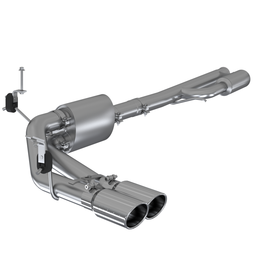 MBRP Exhaust - MBRP EXHAUST 3IN. CAT-BACK PRE-AXLE DUAL SIDE EXIT T304 STAINLESS STEEL. - S5092304