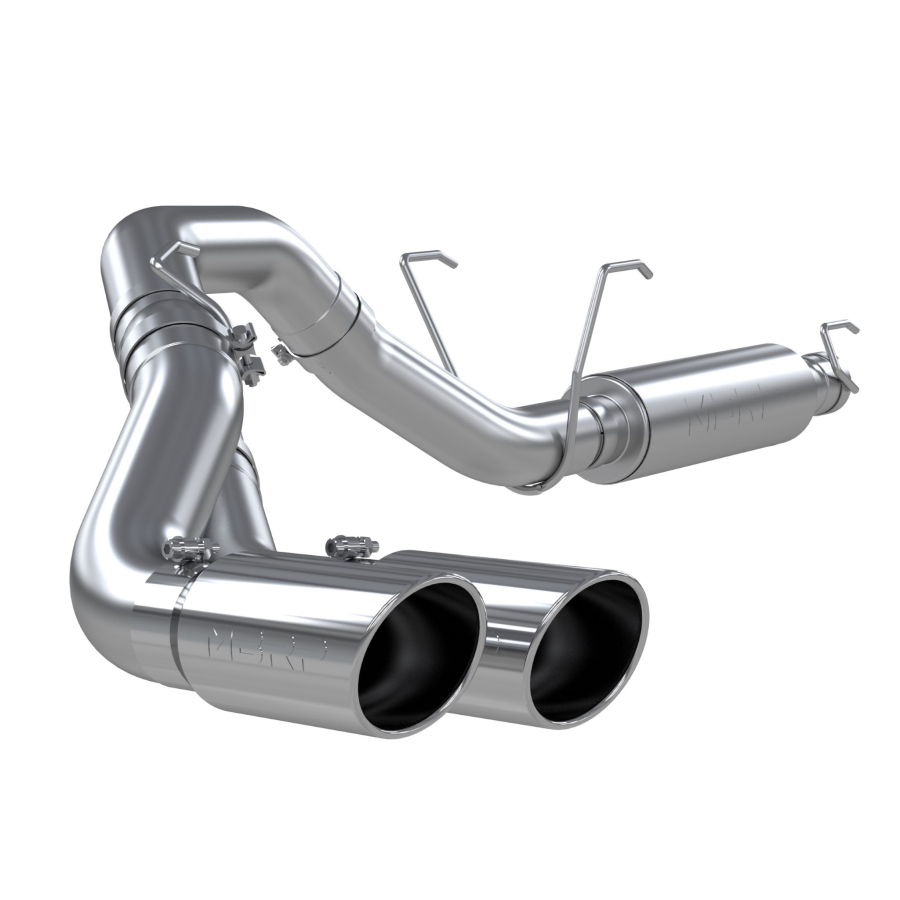 MBRP Exhaust - MBRP EXHAUST 4IN. CAT-BACK SINGLE SIDE DUAL OUTLET T409 STAINLESS STEEL. - S5150409