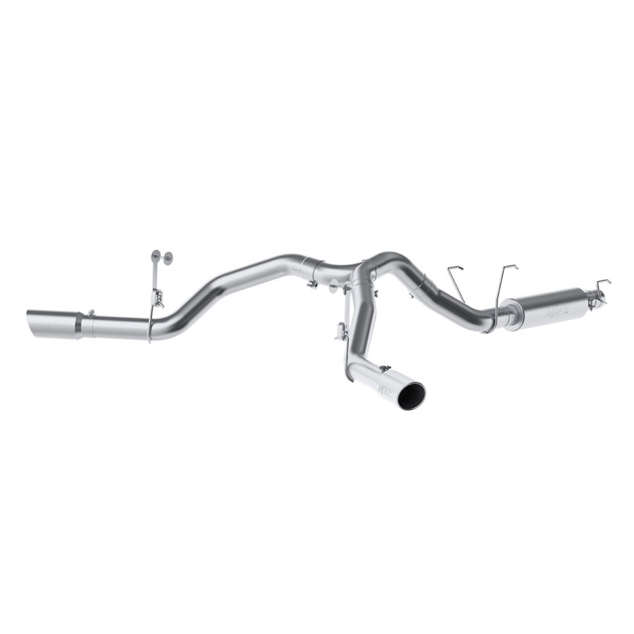 MBRP Exhaust - MBRP EXHAUST 4IN. CAT-BACK DUAL SPLIT SIDE EXIT T409 STAINLESS STEEL. - S5151409