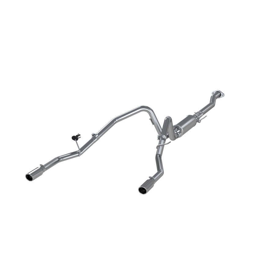 MBRP Exhaust - MBRP EXHAUST 3IN. CAT-BACK 2.5IN. DUAL SPLIT REAR EXIT T409 STAINLESS STEEL. - S5240409