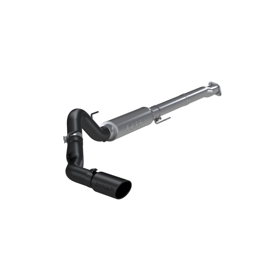 MBRP Exhaust - MBRP EXHAUST 4IN. CAT-BACK SINGLE SIDE EXIT BLACK COATED ALUMINIZED STEEL. - S5248BLK