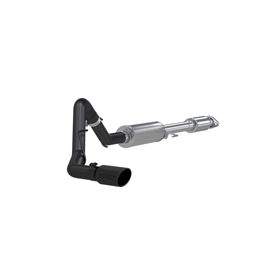 MBRP Exhaust - MBRP EXHAUST 3IN. CAT-BACK SINGLE SIDE EXIT BLACK COATED ALUMINIZED STEEL. - S5256BLK