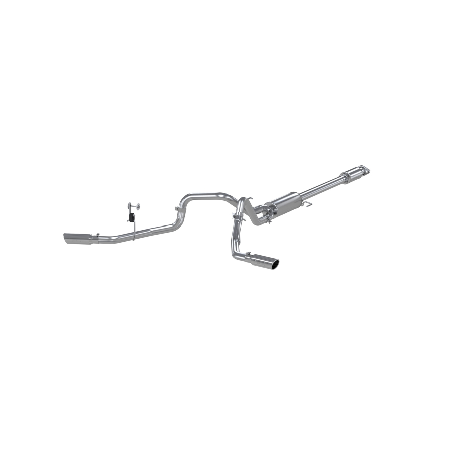 MBRP Exhaust - MBRP EXHAUST 3IN. CAT-BACK 2.5IN. DUAL SPLIT SIDE EXIT ALUMINIZED STEEL. - S5257AL