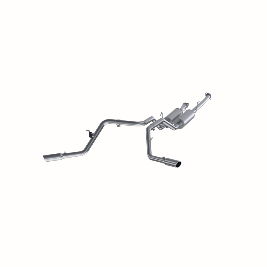 MBRP Exhaust - MBRP EXHAUST 2.5IN. CAT-BACK DUAL SPLIT SIDE EXIT ALUMINIZED STEEL. - S5316AL