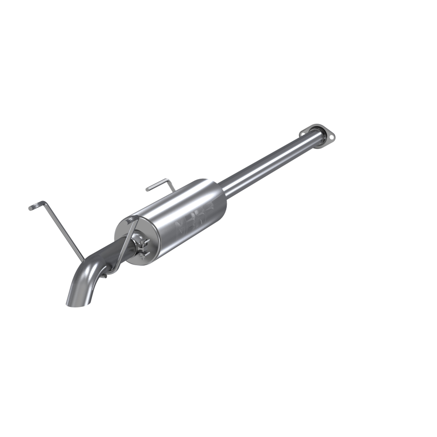 MBRP Exhaust - MBRP EXHAUST 2.5IN. CAT-BACK SINGLE TURN DOWN ALUMINIZED STEEL. - S5322AL