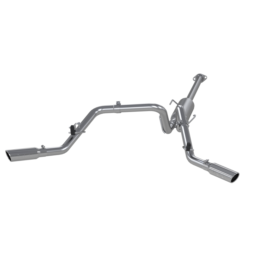 MBRP Exhaust - MBRP EXHAUST 2.5IN. CAT-BACK DUAL SPLIT SIDE EXIT T409 STAINLESS STEEL. - S5328409