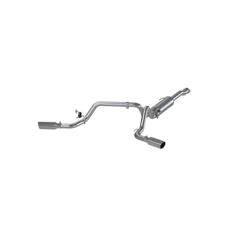 MBRP Exhaust - MBRP EXHAUST 3IN. CAT-BACK 2.5IN DUAL SPLIT SIDE EXIT ALUMINIZED STEEL. - S5340AL