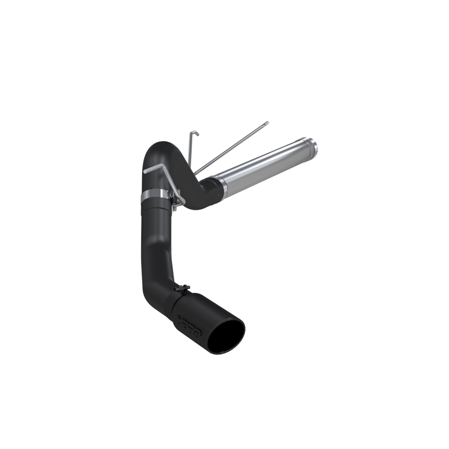 MBRP Exhaust - MBRP EXHAUST 4IN. FILTER BACK SINGLE SIDE EXIT BLACK COATED ALUMINIZED STEEL. - S6130BLK