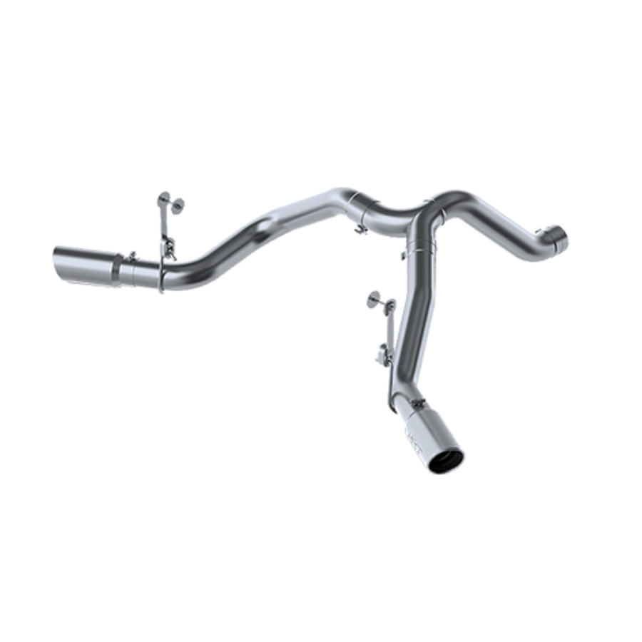 MBRP Exhaust - MBRP EXHAUST COOL DUALS (TM) T409 STAINLESS STEEL. 4IN. FILTER BACK DUAL SPLIT SIDE EXIT - S6172409