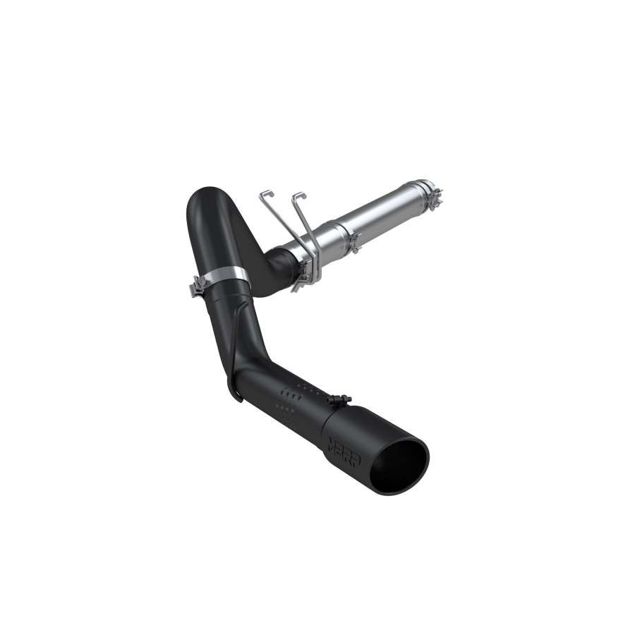 MBRP Exhaust - MBRP EXHAUST 4IN. FILTER BACK SINGLE SIDE EXIT BLACK COATED ALUMINIZED STEEL. - S6242BLK