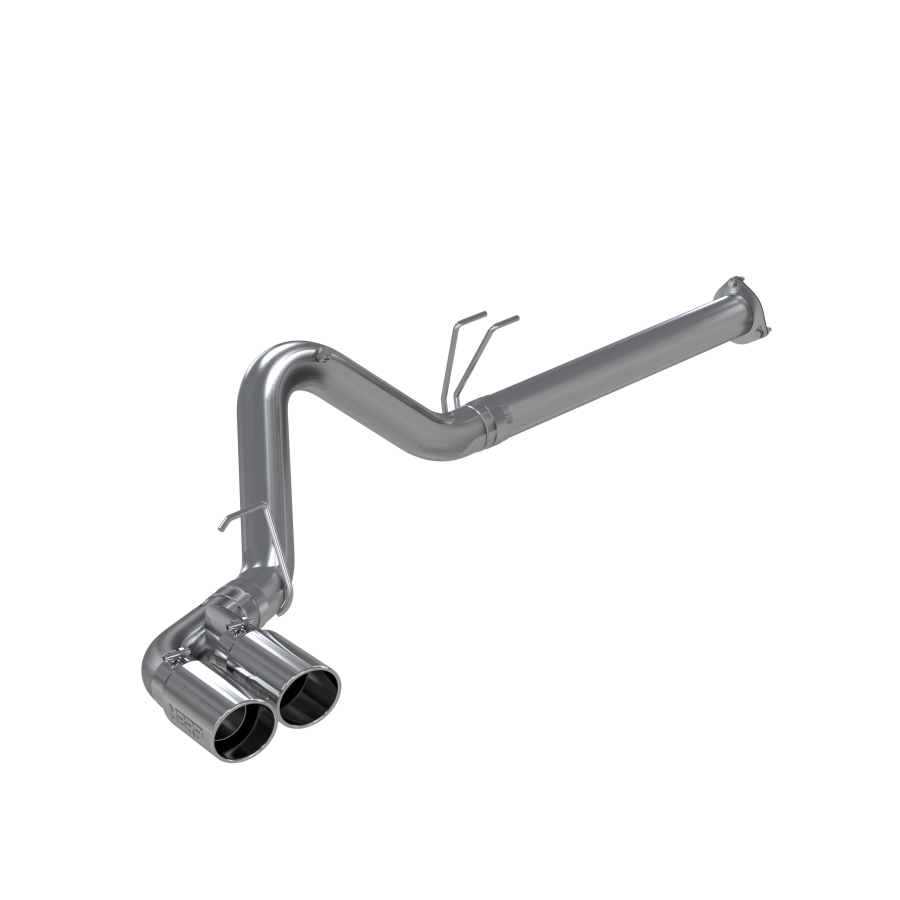 MBRP Exhaust - MBRP EXHAUST 4IN. FILTER BACK SINGLE SIDE DUAL EXIT T409 STAINLESS STEEL. - S6288409