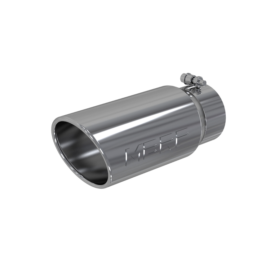 MBRP Exhaust - MBRP EXHAUST 5" INLET OUTSIDE DIAMETER // ANGLED ROLLED END // 4" INLET INSIDE DIAMETER // 12" ASSEMBLED LENGTH. - T5051