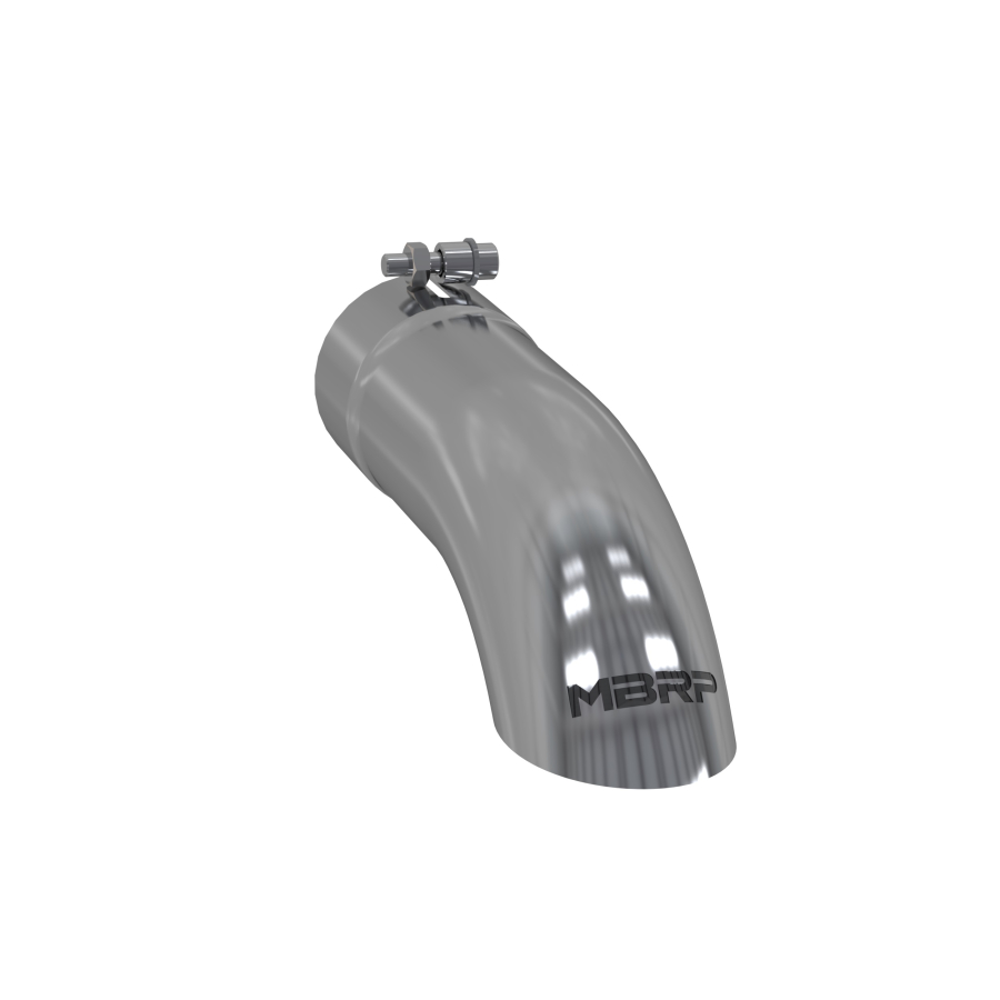 MBRP Exhaust - MBRP EXHAUST TIP 3.5IN OD 3.5IN INLET 12IN LENGTH SINGLE WALL TURN DOWN T304. - T5080