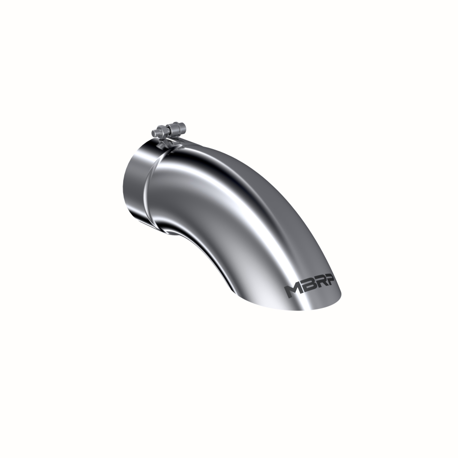 MBRP Exhaust - MBRP EXHAUST TIP 5IN. O.D. TURN DOWN 5IN. INLET 14IN. LENGTH T304 STAINLESS STEEL. - T5085