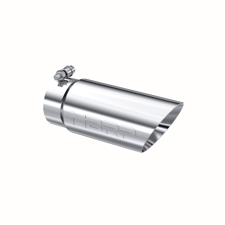 MBRP Exhaust - MBRP EXHAUST TIP 3IN. O.D. DUAL WALL ANGLED 4IN. INLET 10IN. LENGTH T304 STAINLESS STEEL. - T5110