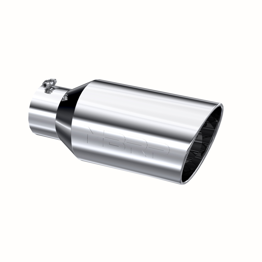 MBRP Exhaust - MBRP EXHAUST TIP 8IN. O.D. ROLLED END 5IN. INLET 18IN. IN LENGTH T304 STAINLESS STEEL. - T5129