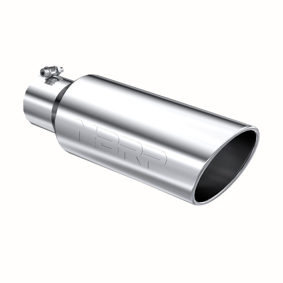 MBRP Exhaust - MBRP EXHAUST TIP 6IN. O.D. ROLLED END 4IN. INLET 18IN. IN LENGTH T304 STAINLESS STEEL. - T5130