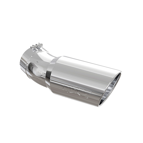 MBRP Exhaust - MBRP EXHAUST TIP 6IN OD 5IN INLET 15.5IN LENGTH 30Ã‚Â° BEND T304 STAINLESS STEEL. - T5154