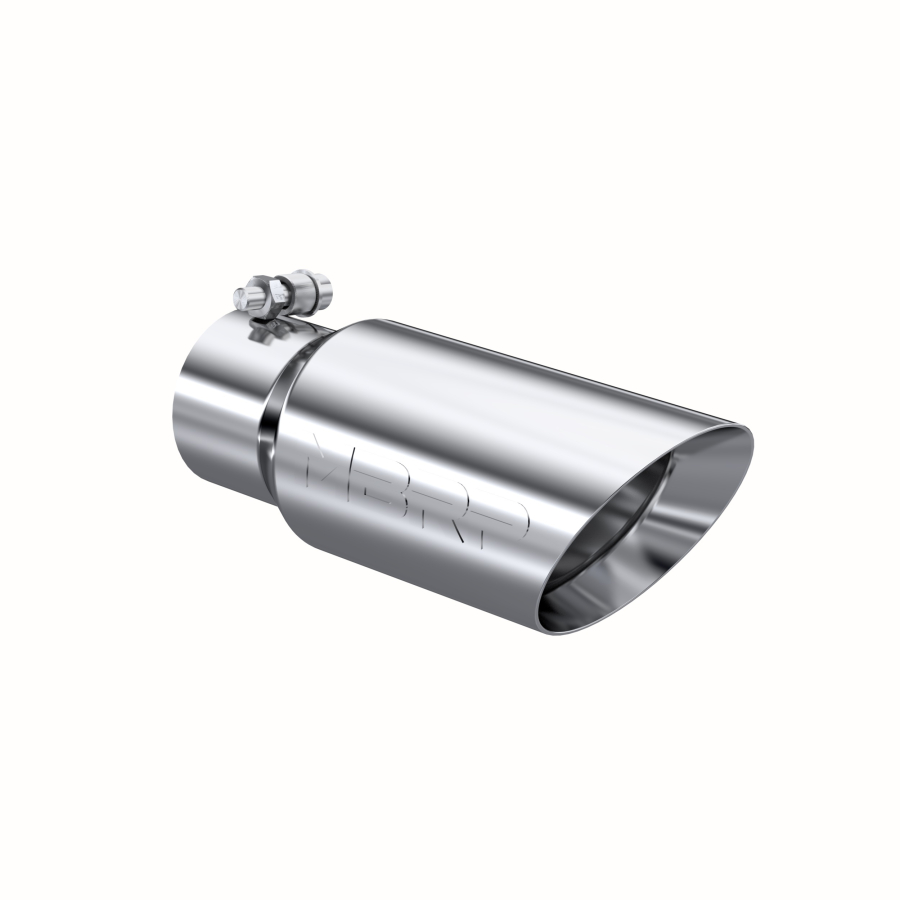 MBRP Exhaust - MBRP EXHAUST TIP 4IN. O.D. DUAL WALL ANGLED 3IN. INLET 10IN. LENGTH T304. - T5156