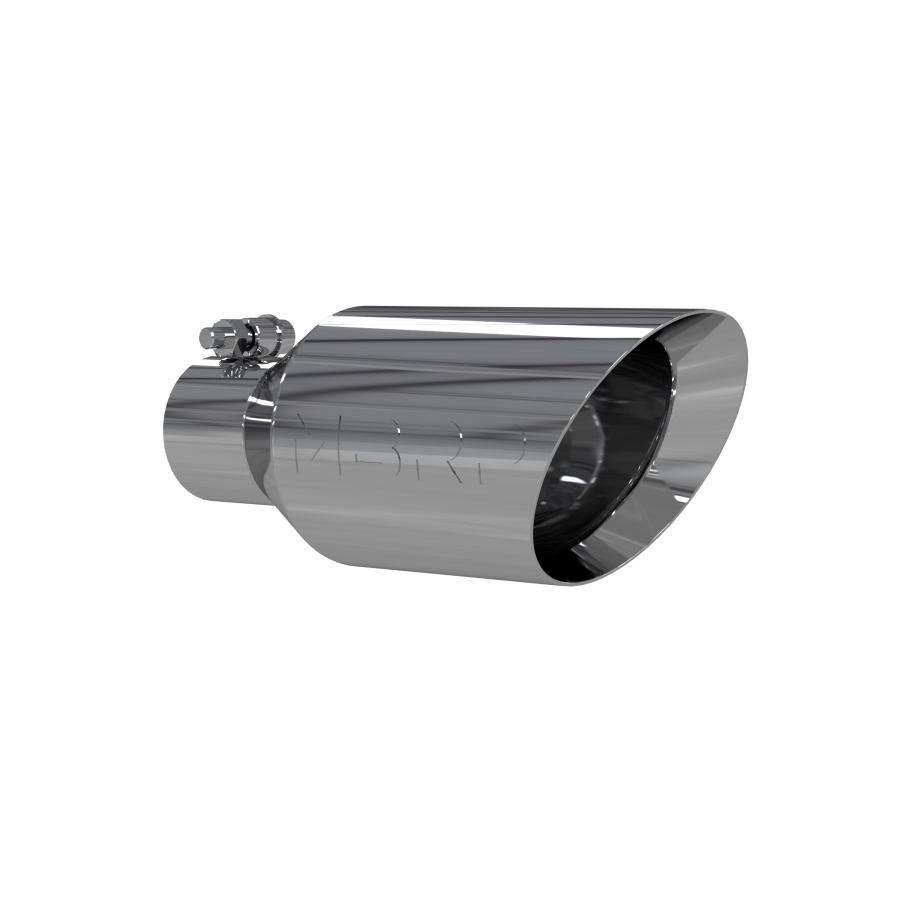 MBRP Exhaust - MBRP EXHAUST TIP 4 1/2IN. O.D. DW ANGLE ROLLED END 2 1/2IN. INLET 11IN. IN LENGTH T304. - T5161