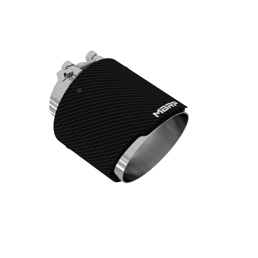 MBRP Exhaust - MBRP EXHAUST 3" ID 4" OD OUT 6.5" LENGTH DUAL WALL T304 AND CARBON FIBER. - T5184CF