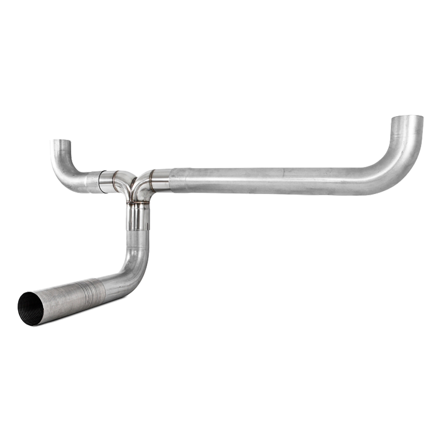 MBRP Exhaust - MBRP EXHAUST FULL SIZE PICK-UP BEDS T-PIPE KIT SMOKERS ALUMINIZED STEEL. - UT2001