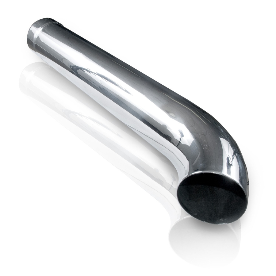 Stainless Works - STAINLESS WORKS RAT TRAP MUFFLER, 304 STAINLESS STEEL 2" ID CENTER INLET / OUTLET 3-1/2" BODY, 2" CORE WITH A OVERALL LENGTH OF 24" AND A MILL FINISH. - RT2