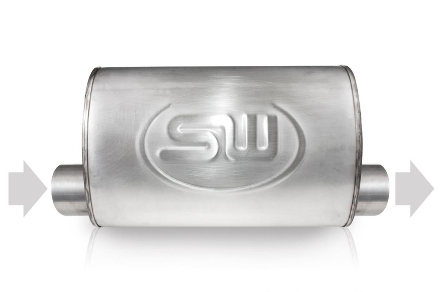 Stainless Works - STAINLESS WORKS EXHAUST MUFFLER - TM4C22O22OSS