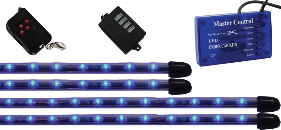 Vision X Lighting - VISION X LIGHTING FLEXIBLE LED UNDER CAR KIT BLUE - 4005020