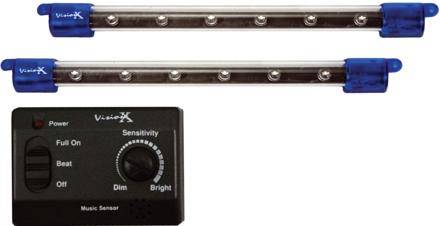 Vision X Lighting - VISION X LIGHTING 6" TWIN PACK LED BARS BLUE - 4005112