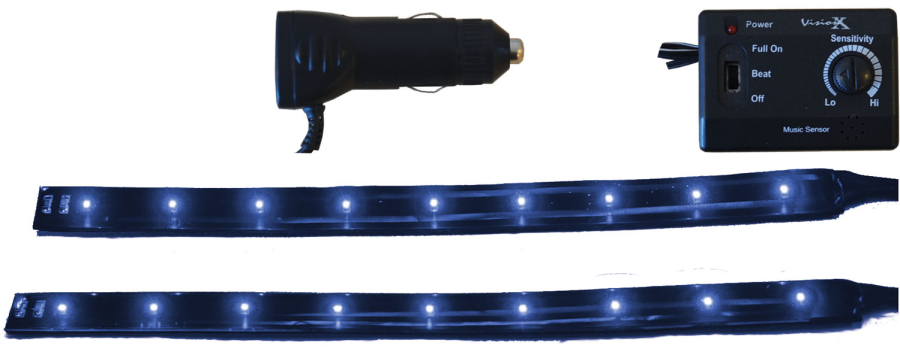 Vision X Lighting - VISION X LIGHTING 6" TWIN PACK FLEXIBLE LED BARS BLUE - 4005525