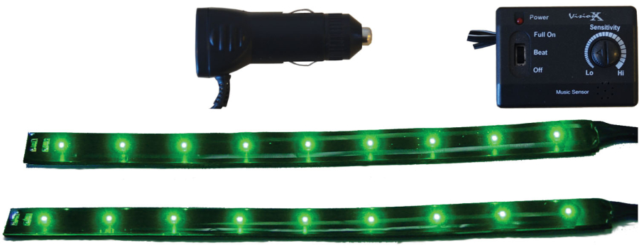 Vision X Lighting - VISION X LIGHTING 6" TWIN PACK FLEXIBLE LED BARS GREEN - 4005549