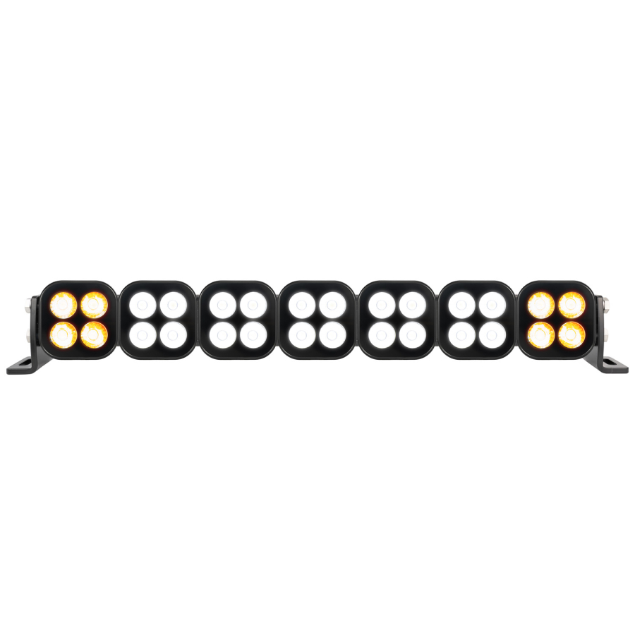 Vision X Lighting - VISION X LIGHTING UNITE SERIES 20" BLACKOUT COMBO BEAM WHITE SPOT AMBER FLOOD - 4520015