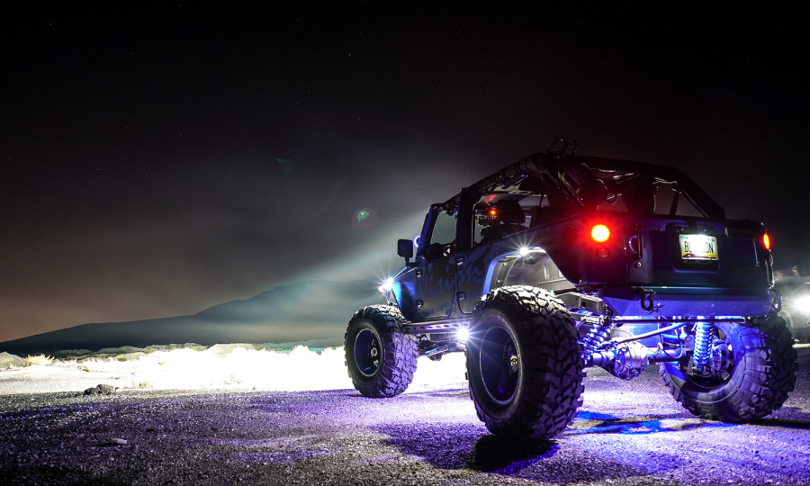 Vision X Lighting - VISION X LIGHTING 9 WATT LED ROCK LIGHT 4 POD KIT BLUE - 9929316