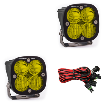 Baja Designs - SQUADRON PRO LED LIGHT AMBER DRIVING/COMBO PAIR