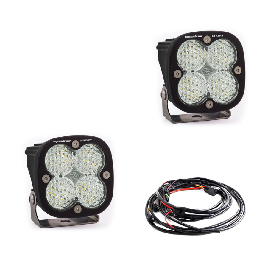 Baja Designs - SQUADRON SPORT LED LIGHT WORK/SCENE PAIR