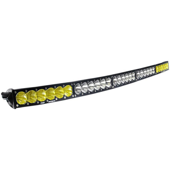 Baja Designs - OnX6+ 50 Inch Arc LED Light Bar Amber/White Dual Control Driving/Combo